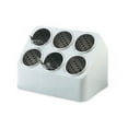 thumbnail image 4 of Vollrath Gray Silv-A-Tainer 6-Hole Plastic Silverware Container, 4 of 6