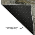 thumbnail image 5 of Addison Rugs Mayfield Premium Machine Washable Transitional Abstract Pewter Rectangle Rug, 10' x 14', 5 of 6