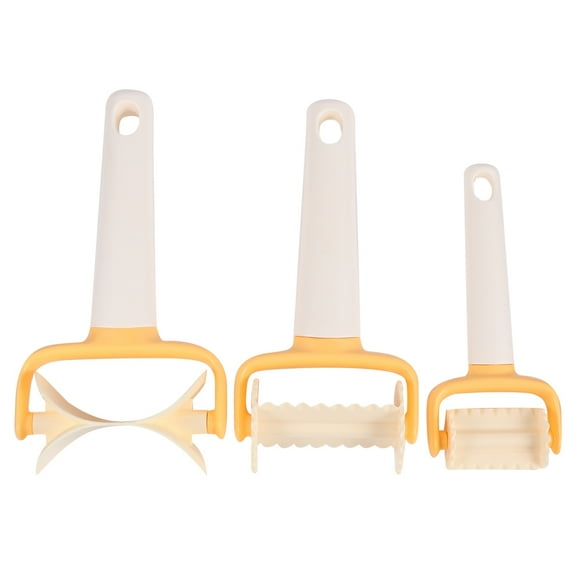 CTIRCHIU 3Pcs Plastic Biscuits Cutter Set Assorted Colors for Home Use Baking Cookies Fondant