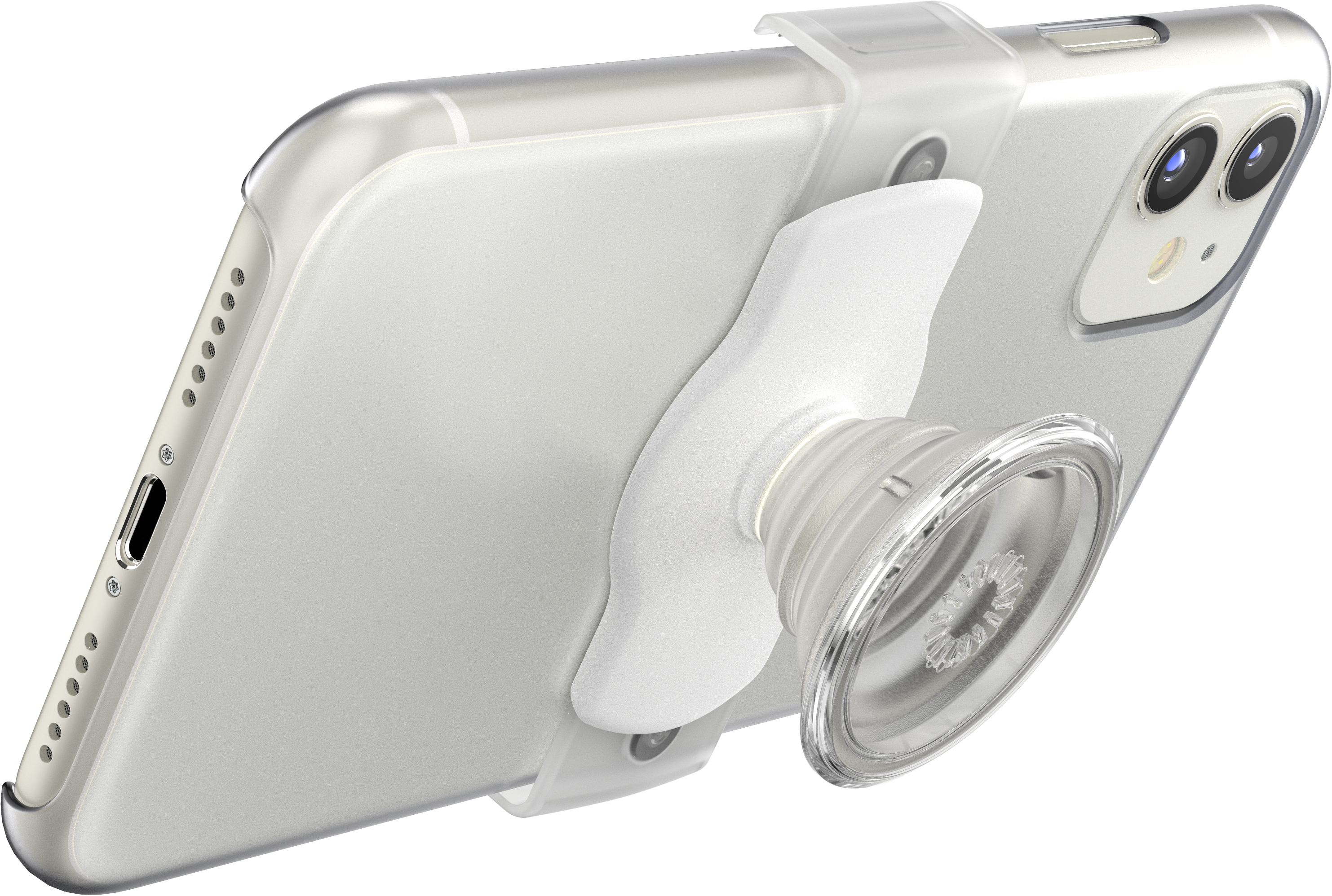 PopSockets Slide Stretch Adjustable Phone Grip, White photo 8