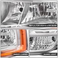 thumbnail image 6 of NUVISION for 15-17 Ford Expedition Chrome Reflector Headlight Head Lamps Left+Right Pair, 6 of 8