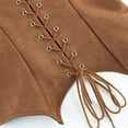 thumbnail image 7 of UPPADA Corset Tops for Women Clearance,Womens Leather Corset Tops Underbust Corset Plus Size Corsets Tops Vintage Corset Top Strapless Bustier Corset Belt Lace Up Lingerie, 7 of 7