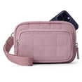 thumbnail image 1 of Cartera de pulsera VONAL, acolchada, de nailon, con bloqueo RFID, rosa, para mujer, 1 of 8