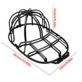 thumbnail image 5 of Begzeat Hat Washer Cage Hat Cleaner, Hat Washer for baseball caps for Washing Machine or Dishwasher, Ball Cap Washer Frame for Flat & Curved Hats,2pc White, 5 of 7