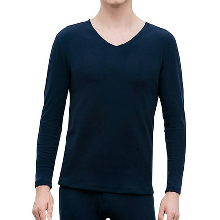 

SEMIMAY Mens Constant Temperature Seamless Autumn And Winter Thermal Underwear Set Clothes Trousers