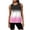 Pink-Tank Tops for Women, variant on Plus Size Tank Tops for Women Sleeveless Split Open Back Workout Tops Quick Dry Loose Fit Athletic Gym Yoga Shirts