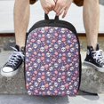 thumbnail image 6 of Disketp white Skull Flower School Backpack, Lightweight Basic Middle School Bookbags 17 Inch Casual Daypack for Student College, Travel or Outdoor, 6 of 6