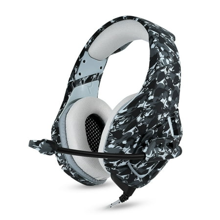 - 3.5mm Gaming Headset w/Mic Stereo Surround Headphone for PC Computer Laptop