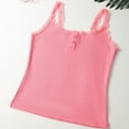 thumbnail image 6 of Roncen Women's Sleeveless Henley Tank Tops Ribbed Square Neck Button Down T Shirts Summer Slim Fit Tee Tops, 6 of 9