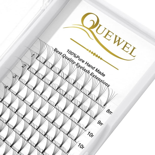 Extensiones de pestañas con volumen 5D 0,07 mm C Curl Mix-8-15 mm Tallo corto Abanicos prefabricados Suave|Optinal 3D|4D|5D|6D|7D|8D 0,07/0,10 mm C/D 8-20 mm Mix-9-16 mm 12-15 mm 8-15 mm|(5D 0,07 C Mi