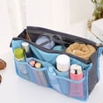 thumbnail image 3 of Fleece Handheld Double Zipper Cosmetic Bag Multi-purpose Washing Supplies Storage Bag Medium Bag Finishing Storage Bag, 3 of 8