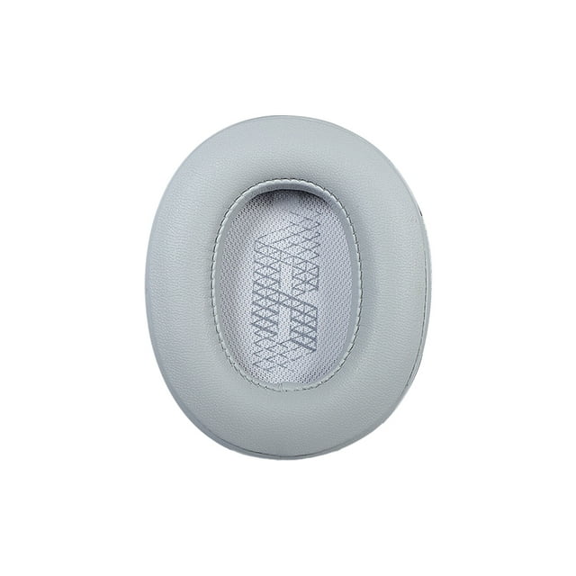 Sidaley Almohadillas para auriculares montadas en la cabeza, almohadillas para auriculares de cuero PU, reemplazo de cojín de malla fina para Cables de audio/vídeo Gris