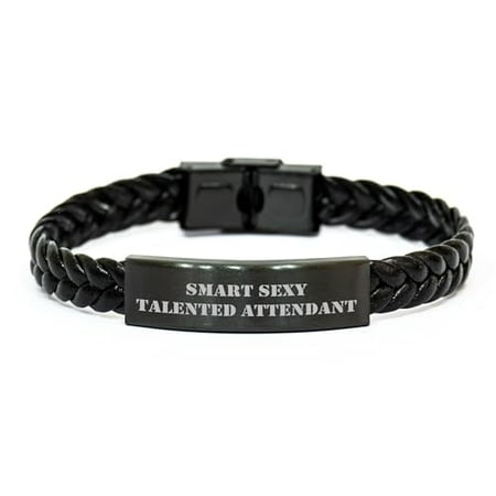 Smart Sexy Talented Attendant Gifts from Friends - Braided Leather Birthday Present