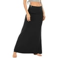 thumbnail image 2 of FFIY Jupe Longue Évasée Maxi Robe Maxi pour Femmes Jupe Taille Haute, 2 of 5