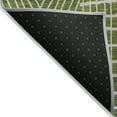 thumbnail image 3 of Addison Rugs Chantille Indoor/Outdoor Transitional Geometric Olive Washable Rectangle Rug, 3' x 5', 3 of 6