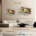 thumbnail image 4 of Elephant Stock Thai Tom Yum Kung Soup Wall Art - Horizontal Multi Panel Canvas - Dining Room Wall Decor - Food And Drink Multi Panel - Gray And Beige Decor - 52" x 32", 4 of 8