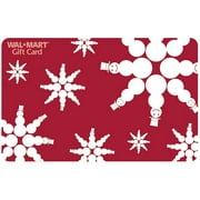 Angle View: Snowman Snowflake Gift Card