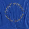 thumbnail image 2 of Lord of The Rings One Ring Women's T Shirt, Royal, 2X-Large, 2 of 6