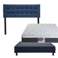 thumbnail image 1 of Colchón Matrimonial + Box Blu + Cabecera Catania Spring Air Dicasa Marte, 1 of 8