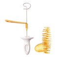 thumbnail image 1 of DIVISTAR Cortador de Espiral de Patata Slicer Chips de Patata Espiral 4 Puntos Torre de la Patata Haciendo Twist Shredder Herramientas de Cocina, 1 of 5