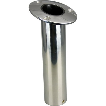 2PCS Boat Heavy Duty SS316 Flush Mount Fishing Rod Holder 15°