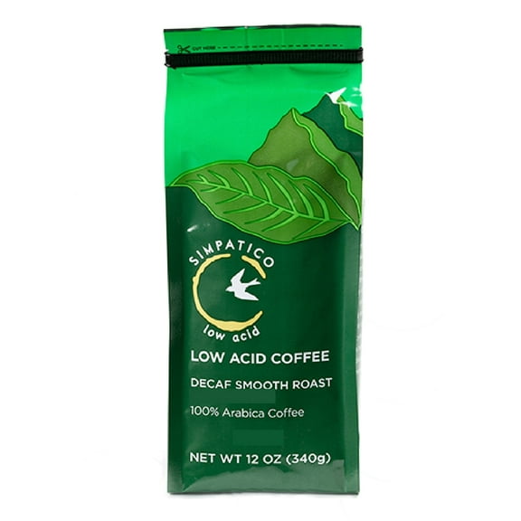 Simpatico Low Acid Coffee - Decaf Smooth Roast - Ground