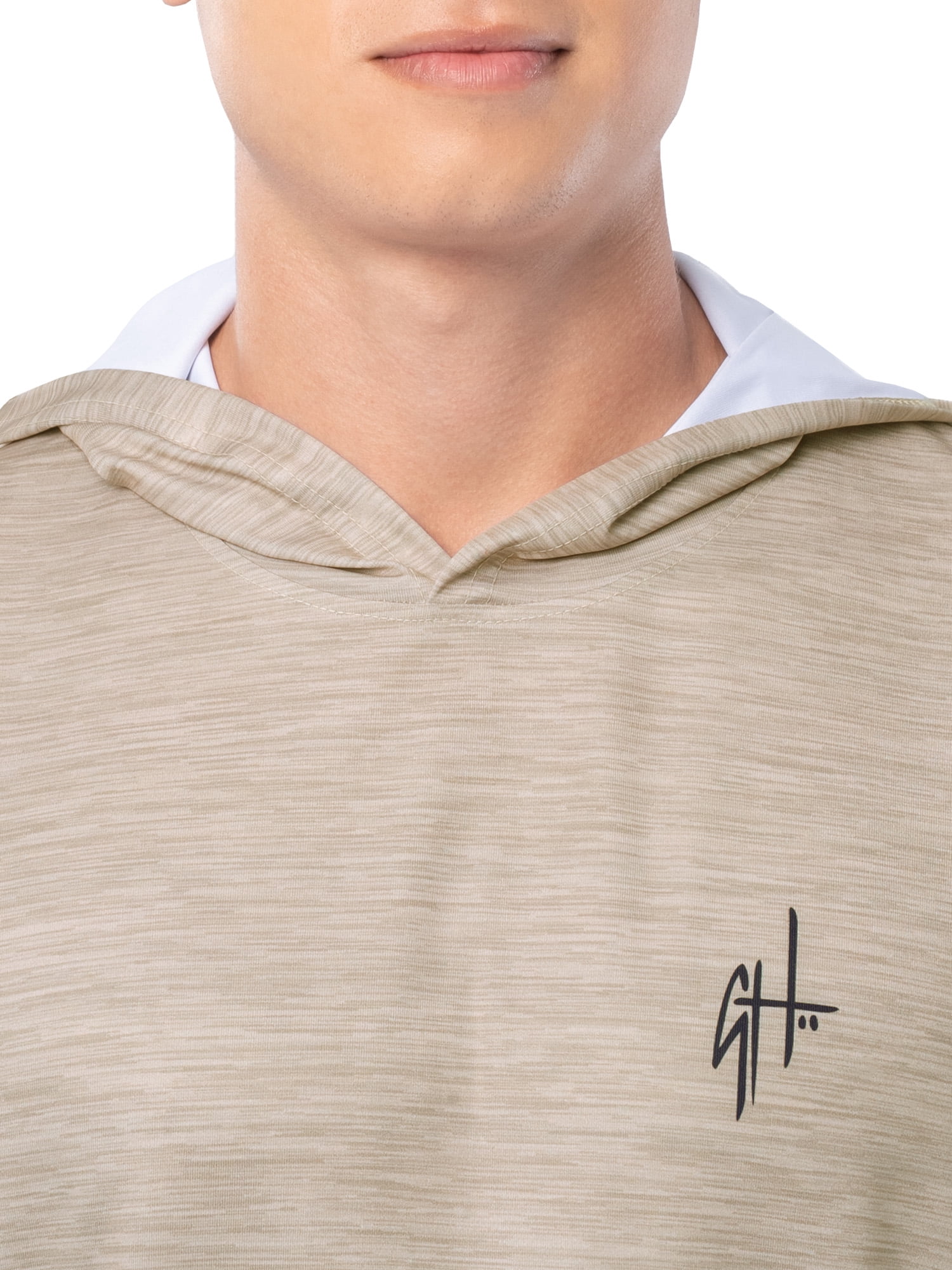 GH BY GUY HARVEY Men's Long Sleeve Sun Protection Cutthoat Trout Hoodie