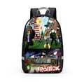 thumbnail image 4 of Roblox-Bolso de hombro periférico con estampado de Anime para hombre y mujer, Bolsa Escolar con cremallera, de dibujos animados, para estudiantes de escuela primaria, 4 of 4