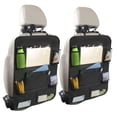thumbnail image 3 of Bolsa de almacenamiento colgante de gran capacidad para asiento trasero de coche, bolsa de almacenamiento de viaje automática, organizador impermeable, bolsillo de malla anticarga Inevent VI001609-00, 3 of 6