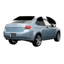 Haiy Co - PreCut 2Ply 05% Window Tint Film Kit For 2008-2011 Ford Focus Coupe -Side+Rear Window