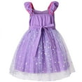 thumbnail image 2 of Aolyty Little Girls Princess Dress Snowflake Pattern Performance Costume 4T, 2 of 6