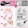 thumbnail image 4 of Gel Constructor SUPWEE, transparente, blanco y rosa, para uñas, arte 3D, 42 ml, 4 of 8