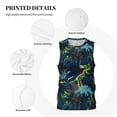 thumbnail image 3 of Sikiie Cartoon Dinosaur Basketball Jersey Reversible Men's Mesh Athletic Sports Shirts Training Practice S-4XLXX-Large, 3 of 6