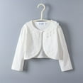 thumbnail image 3 of QIPOPIQ Coats for Girls Clearance Toddler Kids Baby Little Girls Lace Princess Bolero Cardigan Shrug tops Clothes, 3 of 9