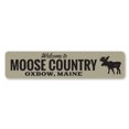 thumbnail image 2 of Moose Country Novelty Decor, Metal Wall Sign - 4x18 Inches, 2 of 4