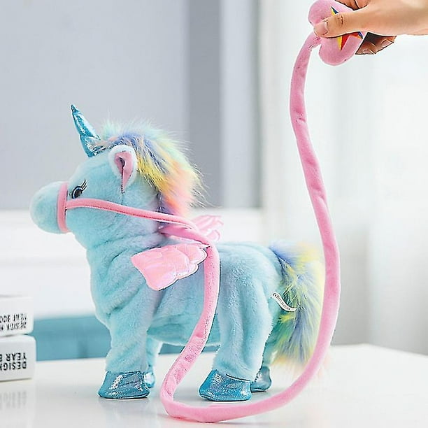 ZMLEVE Children s Electric Unicorn Toy Slinky 25cm white Walmart