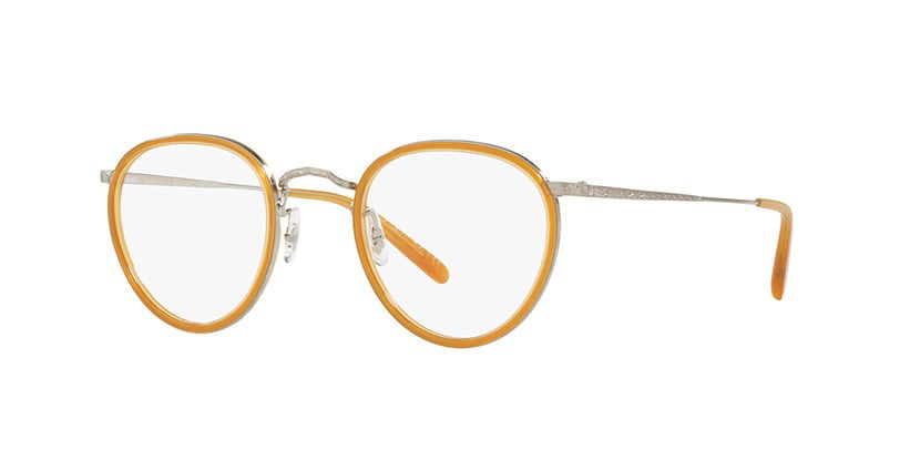 Oliver Peoples Ov 1104 5241 Mp2 Amber Brushed Silver Eyeglasses New Italy 48mm Walmart Com