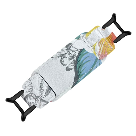 PU and Elastic Rope Grip Straps For Tablets 6-8inch Screen Size Secure Ergonomic Hold Comfortable Reading Experience