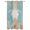 Light Blue, variant on Outdoor Curtains for Patio Waterproof, Coastal Jellyfish Windproof Pravicy Outside Porch Blackout Curtain, Summer Coral Ocean Vintage Wood Sun Blocking Grommets Curtains for Cabana Gazebo 54"x84"