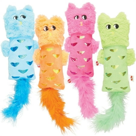 UPC: 0077234521113 | Spot Hug N Kick Shimmer Glimmer Cat Toy Assorted – PDS-077234521113
