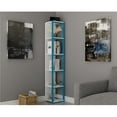 thumbnail image 1 of Decorotika TXS71BCB05 70 in. Texas Cubic Bookcase - White & Blue, 1 of 1