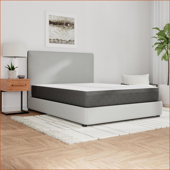 Mattresses | 10" Full Medium Gel Memory Foam Mattress with Edge Support, Air Grid | Off-White | Foam