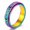 Multicolor, variant on Fidget Ring,Anti-Oxidation Layer Fidget Rings for Women,Sculpted Design Spinner Ring,Multicolor