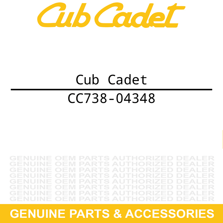 CUB CADET 738-04348 Shoulder Screw .437 X 1.345 1/4 20 TDE