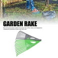 thumbnail image 3 of Leaf Rake, 24 Tines Detachable Garden Rake  for Flower Beds, 3 of 7
