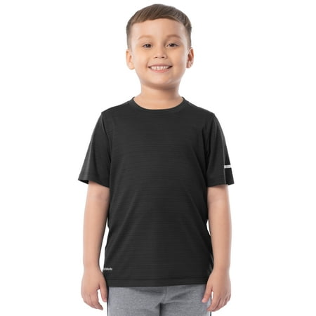 Athletic Works Boys Short Sleeve Core Active T-Shirt Sizes 4-18 & Husky