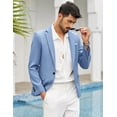 thumbnail image 2 of COOFANDY Men's Blazer Casual Sport Coats Slim Fit One Button Suit Jacket Lightweight Sports Jacket, 2 of 6
