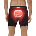 thumbnail image 2 of Men's Boxer Briefs, Red Moon Lava Soft and Breathable Mens Underwear Boxer Briefs With Widen Waist, 2 of 5