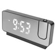 thumbnail image 3 of LED Alarm Clock with 180 Degree Projection, HD LED Screen, USB Power Supply, Time, Date, Temperature Display for Home, 3 of 7