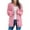 Pink, variant on XEGLSBU Cardigan Sweaters for Women Plus Women's Casual Solid Color Pattern Button up Cardigan Knit Sweater Coat Lightweight and Breathable Green Size S